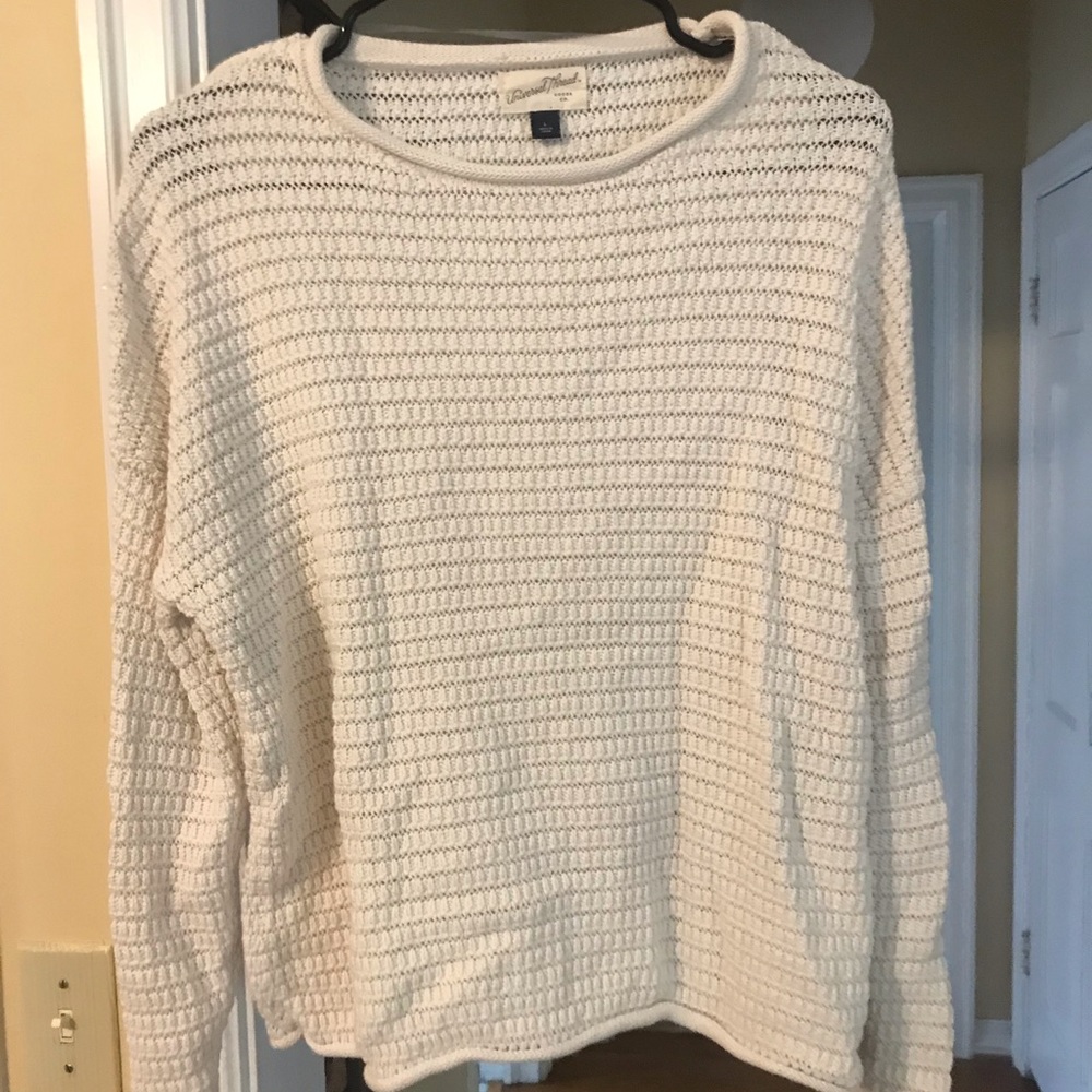 White Sweater that Brings Luck